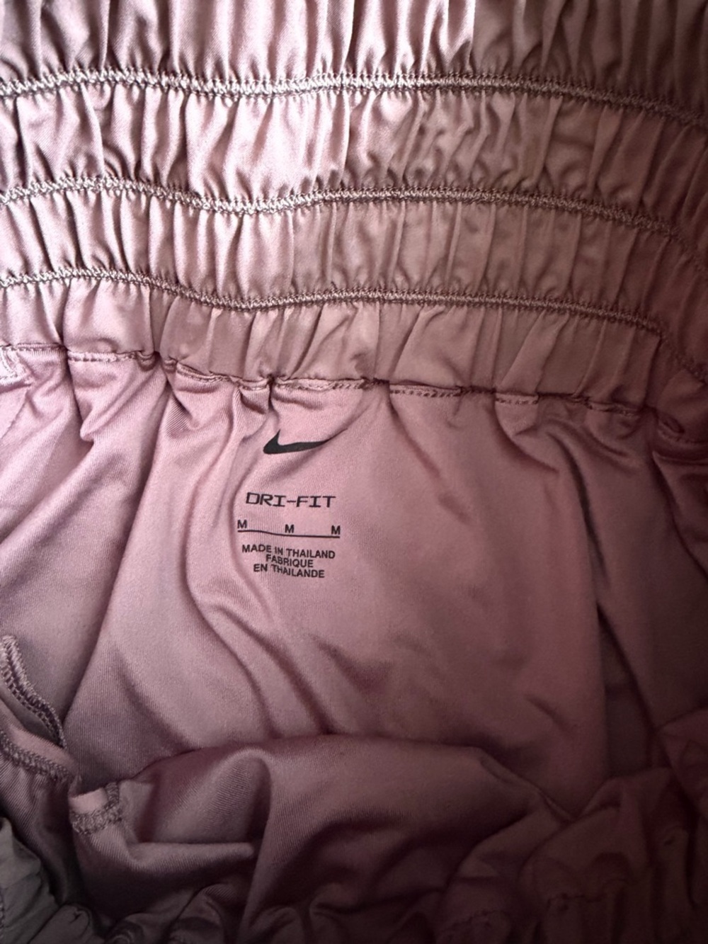 Nike Dri-FIT One Womens Size Medium Ultra High-Waisted Mauve - Picture 4 of 8